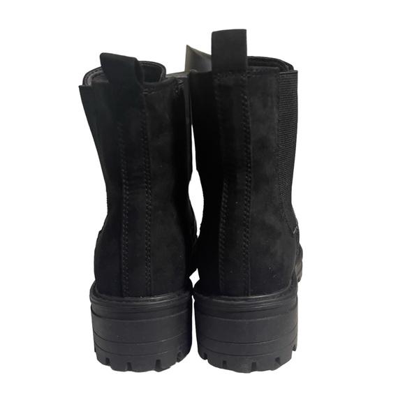 SERRA Putian Black Combat Ankle Slip on Boots Size 9 - Picture 4 of 9